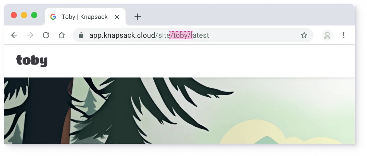 Example of where to find your site's workspace ID