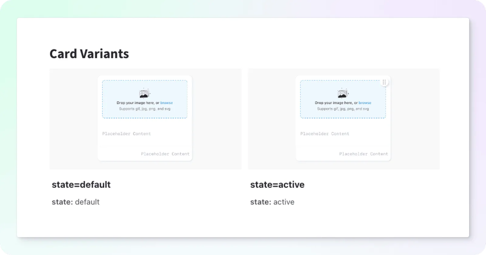 Design source component block